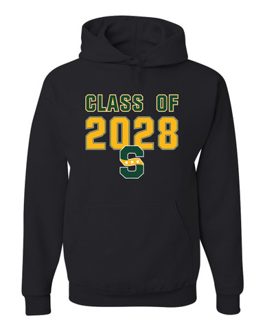 Stevenson Patriots S Script Class of 2028 Men's Premium Hoodie