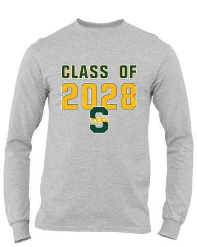 Stevenson Patriots S Script Class of 2028 Men's LS T-Shirt