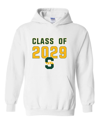 Stevenson Patriots S Script Class of 2029 Men's Hoodie
