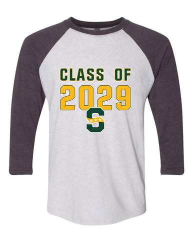 Stevenson Patriots S Script Class of 2029 Men's Baseball T-Shirt