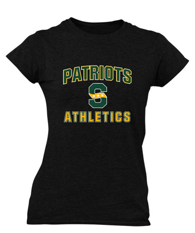 Stevenson Patriots S Script Athletics Women's SS T-Shirt