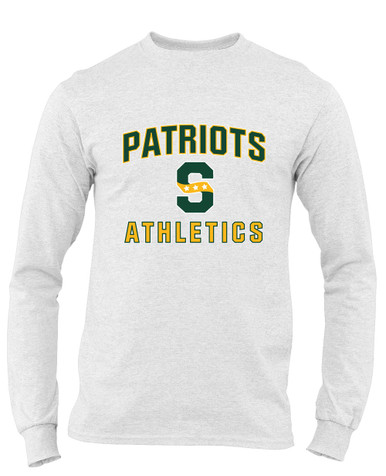 Stevenson Patriots S Script Athletics Men's Premium LS T-Shirt