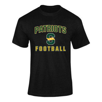 Stevenson Patriots S Script Football #1 Men's Premium SS T-Shirt