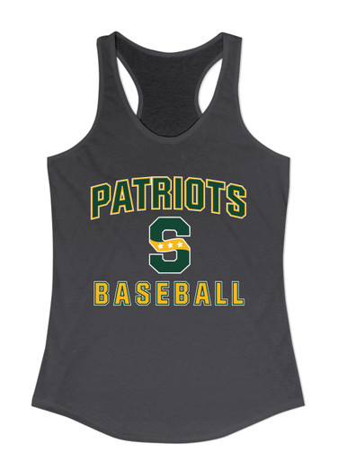 Stevenson Patriots S Script Baseball #1 Women's Tank Top