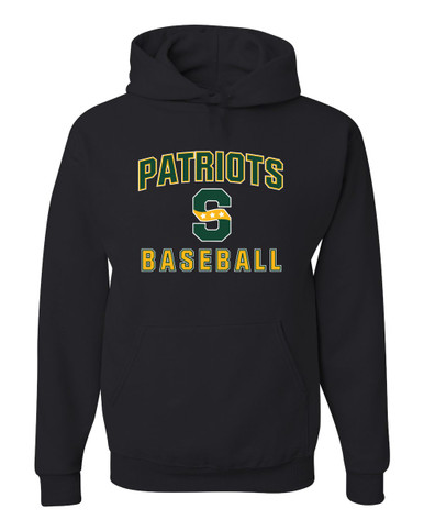 Stevenson Patriots S Script Baseball #1 Men's Premium Hoodie