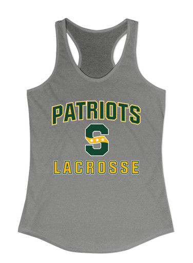 Stevenson Patriots S Script Lacrosse Women's Tank Top