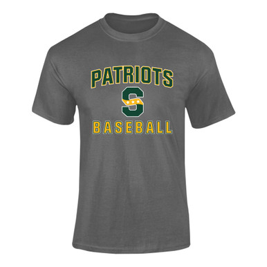 Stevenson Patriots S Script Baseball #1 Men's Premium SS T-Shirt