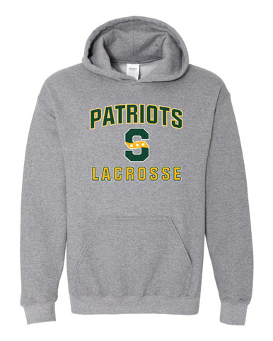 Stevenson Patriots S Script Lacrosse Men's Hoodie