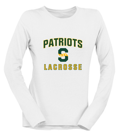 Stevenson Patriots S Script Lacrosse Women's LS T-Shirt