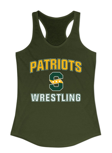 Stevenson Patriots S Script Wrestling Women's Tank Top