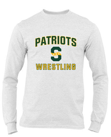 Stevenson Patriots S Script Wrestling Men's Premium LS T-Shirt
