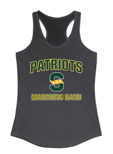 Stevenson Patriots S Script Marching Band Women's Tank Top