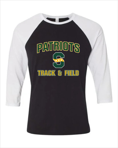 Stevenson Patriots S Script Track & Field Women's Baseball T-Shirt