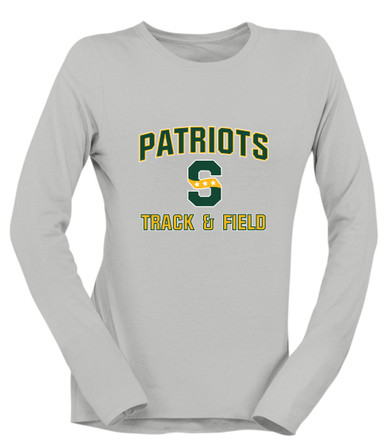 Stevenson Patriots S Script Track & Field Women's Premium LS T-Shirt