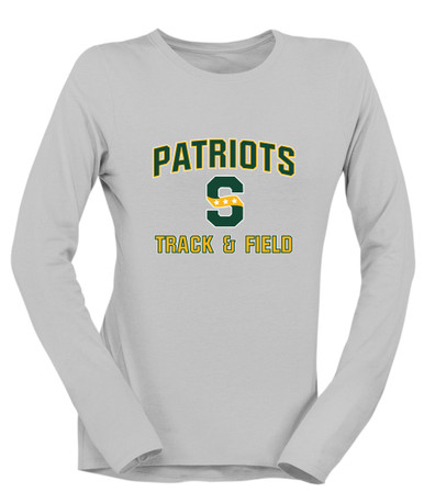Stevenson Patriots S Script Track & Field Women's LS T-Shirt