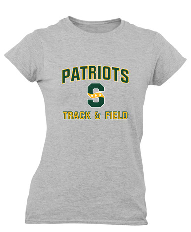 Stevenson Patriots S Script Track & Field Women's Premium SS T-Shirt