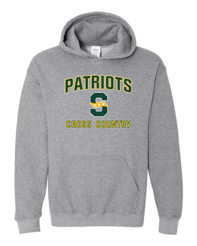 Stevenson Patriots S Script Cross Country Men's Hoodie
