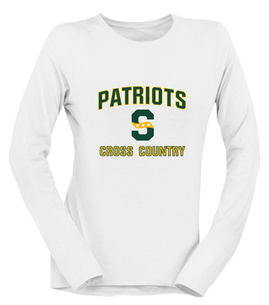 Stevenson Patriots S Script Cross Country Women's Premium LS T-Shirt
