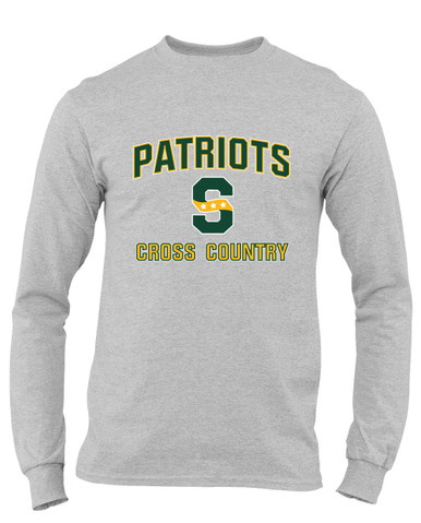 Stevenson Patriots S Script Cross Country Men's Premium LS T-Shirt