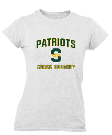 Stevenson Patriots S Script Cross Country Women's Premium SS T-Shirt