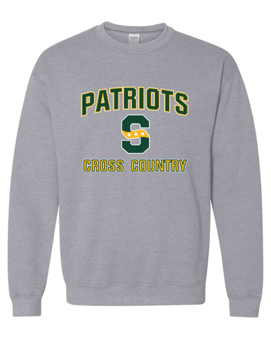 Stevenson Patriots S Script Cross Country Men's Sweatshirt