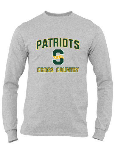 Stevenson Patriots S Script Cross Country Men's LS T-Shirt