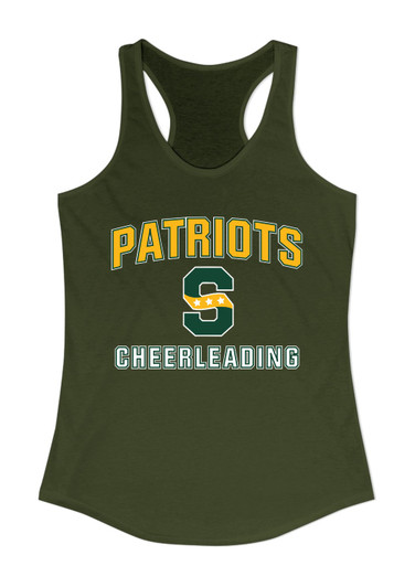 Stevenson Patriots S Script Cheerleading Women's Tank Top