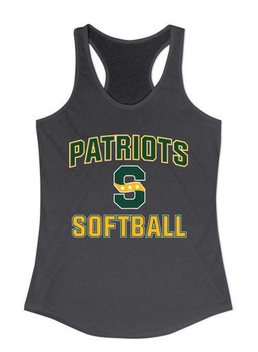 Stevenson Patriots S Script Softball #1 Women's Tank Top