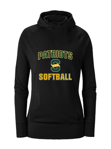 Stevenson Patriots S Script Softball #1 Women's Hoodie
