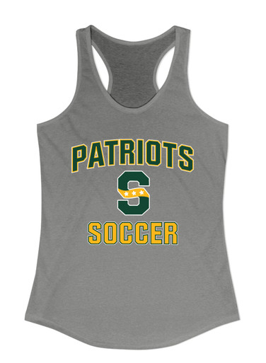 Stevenson Patriots S Script Soccer #1 Women's Tank Top