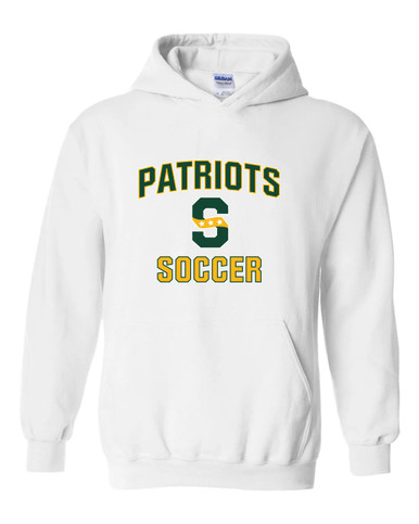 Stevenson Patriots S Script Soccer #1 Men's Hoodie