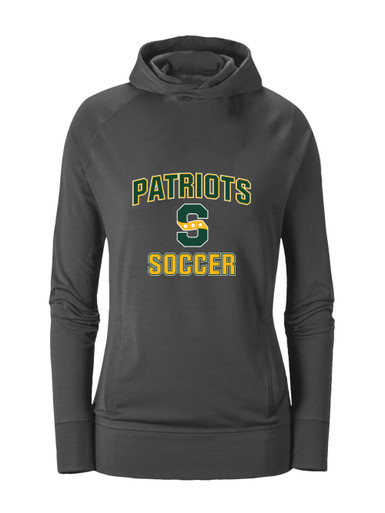 Stevenson Patriots S Script Soccer #1 Women's Hoodie