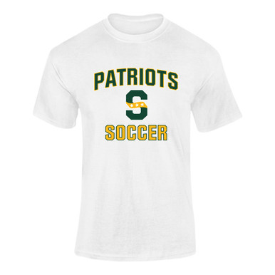 Stevenson Patriots S Script Soccer #1 Men's SS T-Shirt