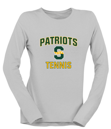 Stevenson Patriots S Script Tennis Women's LS T-Shirt