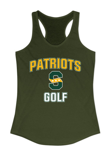 Stevenson Patriots S Script Golf Women's Tank Top