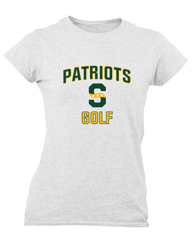 Stevenson Patriots S Script Golf Women's SS T-Shirt