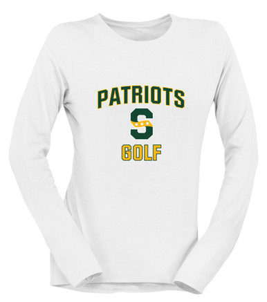 Stevenson Patriots S Script Golf Women's LS T-Shirt