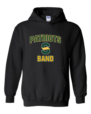 Stevenson Patriots S Script Band # 1 Men's Hoodie