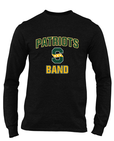 Stevenson Patriots S Script Band # 1 Men's LS T-Shirt