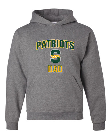 Stevenson Patriots S Script Dad Men's Premium Hoodie