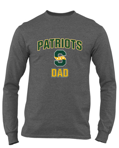 Stevenson Patriots S Script Dad Men's LS T-Shirt