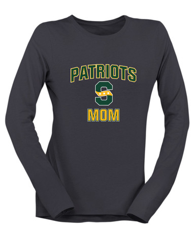 Stevenson Patriots S Script Mom Women's Premium LS T-Shirt