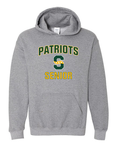 Stevenson Patriots S Script Senior #1 Men's Hoodie