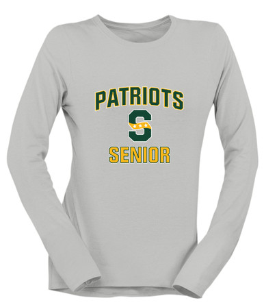Stevenson Patriots S Script Senior #1 Women's Premium LS T-Shirt