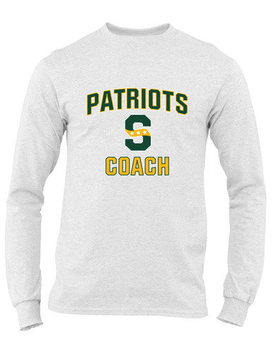 Stevenson Patriots S Script Coach Men's LS T-Shirt