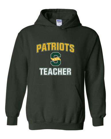 Stevenson Patriots S Script Teacher Men's Hoodie