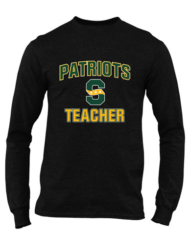 Stevenson Patriots S Script Teacher Men's Premium LS T-Shirt