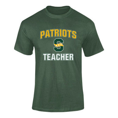 Stevenson Patriots S Script Teacher Men's Premium SS T-Shirt