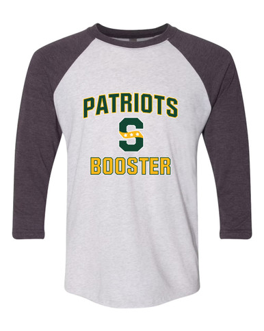 Stevenson Patriots S Script Booster Men's Baseball T-Shirt