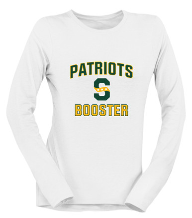Stevenson Patriots S Script Booster Women's LS T-Shirt